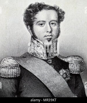 Portrait von Pedro ich von Brasilien (1798-1834) Gründer und ersten Herrscher des Reiches von Brasilien und König von Portugal. Vom 19. Jahrhundert Stockfoto