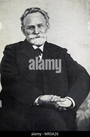 Foto von Iwan Pawlow (1849-1936) ein russischer Physiologe in erster Linie für seine Arbeit in klassische Konditionierung bekannt. Vom 20. Jahrhundert Stockfoto