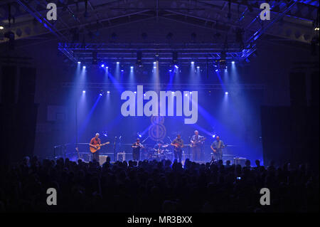 Shooglenifty sind eine Schottische, Edinburgh-basierten 6-stück Celtic fusion Band, die international Touren. Stockfoto