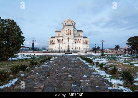 Website der Krim, hl. Wladimir's Cathedral - Symbol der Hersones in Sewastopol Stockfoto