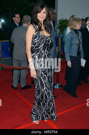 Catherine Bell Ankommend an der Kreuzung 'Bruce Almighty Premiere' an der Universal Cineplex Theater in Los Angeles. 14. Mai 2003. BellCatherine008 Red Carpet Event, Vertikal, USA, Filmindustrie, Prominente, Fotografie, Bestof, Kunst, Kultur und Unterhaltung, Topix Prominente Fashion/Vertikal, Besten, Event in Hollywood Leben - Kalifornien, Roter Teppich und backstage, USA, Film, Stars, Film Stars, TV Stars, Musik, Promis, Fotografie, Bestof, Kunst, Kultur und Unterhaltung, Topix, vertikal, eine Person aus dem Jahr 2003, Anfrage tsuni@Gamma-USA.com Mode - F Stockfoto