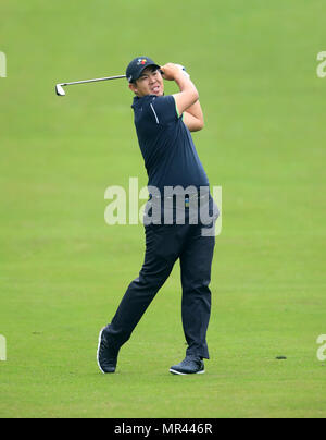Südkorea ist eine Byeong-Hun im 4. Fahrrinne während Tag zwei der BMW PGA Championship 2018 bei Wentworth Golf Club, Surrey. PRESS ASSOCIATION Foto. Bild Datum: Freitag, 25. Mai 2018. Siehe PA Geschichte GOLF Wentworth. Photo Credit: Adam Davy/PA-Kabel. Einschränkungen: Sie unterliegen Beschränkungen. Nur für den redaktionellen Gebrauch bestimmt. Keine kommerzielle Nutzung. Stockfoto