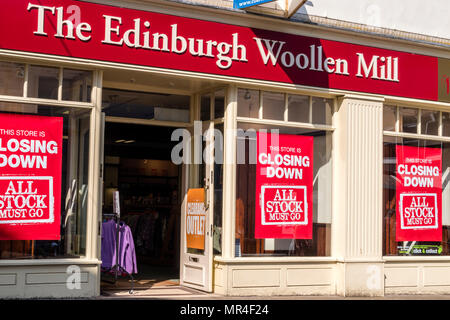 Shop-Schließung Stockfoto