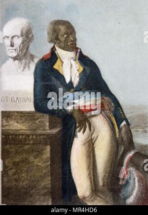 Porträt von Jean Baptiste Belley, Stellvertreter für Saint-Domingue, von anne-louis Girodet de Roussy-Trioson (1767 - 1824). Jean-Baptiste Belley (C. 1746 - 1805) war ein Eingeborener von Senegal und ehemaligen Sklaven von Saint-Domingue in den Französischen Antillen, die während der Zeit der Französischen Revolution ein Mitglied der National Convention und dem Rat der Fünfhundert von Frankreich. Er war auch als Mars bekannt Stockfoto