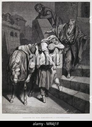 Kupferstich von Gustave Dore (1832-1883) Stockfoto