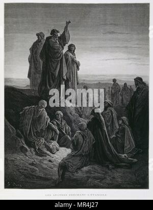 Kupferstich von Gustave Dore (1832-1883) Stockfoto