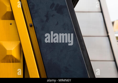 Architektonisches Detail der Berliner Philharmoniker in Berlin, Deutschland. Stockfoto