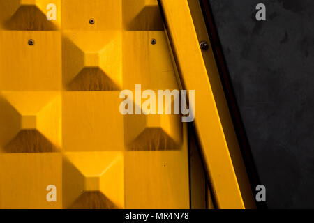 Architektonisches Detail der Berliner Philharmoniker in Berlin, Deutschland. Stockfoto