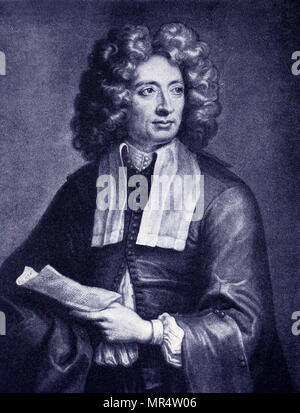 Portrait von Arcangelo Corelli (1653-1713), italienischer Violinist und Komponist des Barock. Vom 18. Jahrhundert Stockfoto