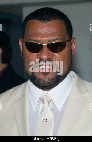 Lawrence Fishburn Ankommend an der Kreuzung 'Premiere von Matrix Reloaded' an der Westwood Village Theater in Los Angeles. Am 7. Mai 2003. FishburnLawrence 43 Red Carpet Event, Vertikal, USA, Filmindustrie, Prominente, Fotografie, Bestof, Kunst, Kultur und Unterhaltung, Topix Prominente Fashion/Vertikal, Besten, Event in Hollywood Leben - Kalifornien, Roter Teppich und backstage, USA, Film, Stars, Film Stars, TV Stars, Musik, Promis, Fotografie, Bestof, Kunst, Kultur und Unterhaltung, Topix, headshot, vertikal, eine Person aus dem Jahr 2003, Anfrage tsuni @ Gamma-USA Stockfoto