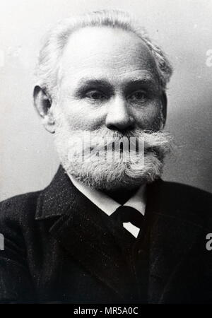 Foto von Iwan Petrowitsch Pawlow (1849-1936) ein russischer Physiologe und Nobelpreisträger Prize-Winner für die Medizin. Vom 20. Jahrhundert Stockfoto