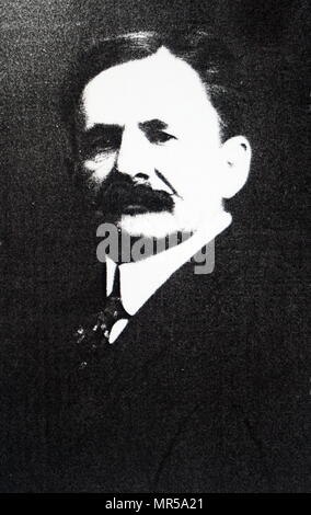 Foto von Albert A. Michelson (1852-1931), ein amerikanischer Physiker für seine Arbeit über die Messung der Geschwindigkeit des Lichts bekannt und vor allem für das Michelson-Morley Experiment. Vom 20. Jahrhundert Stockfoto