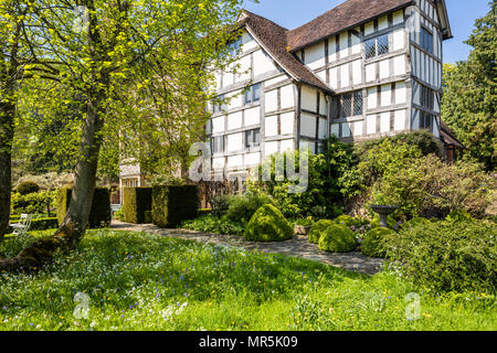 Wenig Malvern Hof aus dem 15. Jahrhundert Priors Halle in Little Malvern, Worcestershire DE Stockfoto