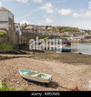 Der historische Hafen von Newlyn in Cornwall, England Stockfoto