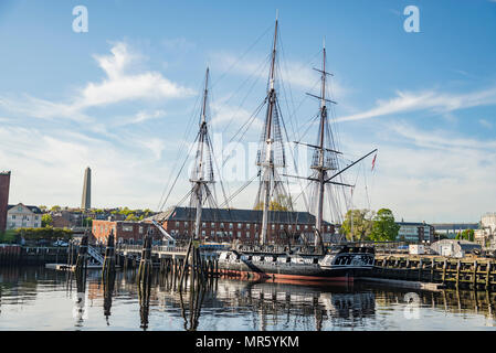 USS Constitution Schiff Stockfoto