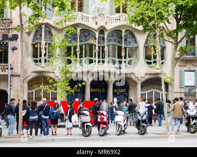 Casa Batlló, Barcelona, Spanien Stockfoto