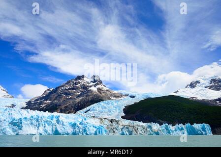 Spegazzini Gletscher Brazo Spegazzini, Lago Argentino, Parque Nacional Los Glaciares, El Calafate, Provinz Santa Cruz Stockfoto