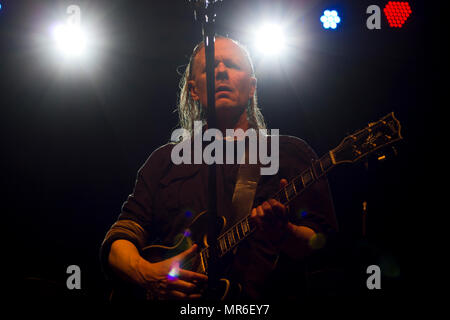 Rock Band Schwäne führt live Konzert im Music Festival Stockfoto