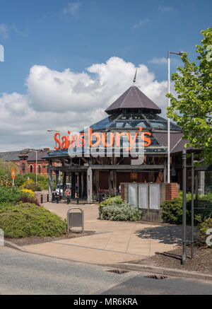 Sainsbury's Supermarkt in Telford Shropshire Stockfoto