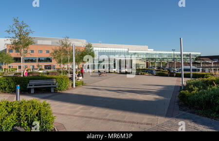 Eingang zum Royal Stoke Universitätsklinikum Stockfoto