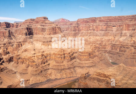 Luftaufnahme von der Innenseite der Nevada Grand Canyon Stockfoto