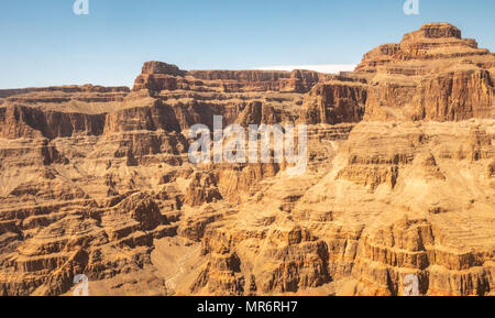 Innenansicht des Grand Canyon Wände aus der Luft Stockfoto