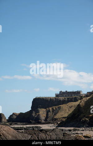 Gin Leiter ehemalige WW 2 ehemalige Radarstation in der Nähe von North Berwick Schottland. Stockfoto