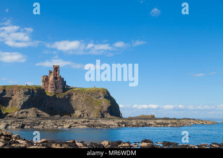 Tantallon Castle in der Nähe von North Berwick in East Lothian Schottland. Stockfoto