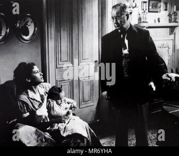 Scarlet Angel; Film 1952, Regie: Sidney Salkow und Hauptdarsteller Yvonne De Carlo (1922 - 2007) war ein Kanadisch-Schauspielerin, Tänzerin und Sängerin. Stockfoto