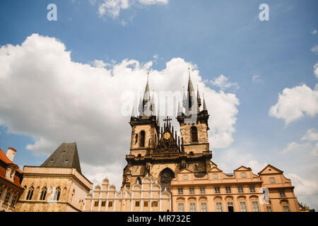 Prag, tschechische Republik - 23. JUNI 2017: Prague Old Town Square, Tschechische Republik Stockfoto