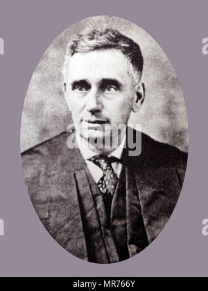 Louis Dembitz Brandeis (1856-1941), amerikanischer Rechtsanwalt und Associate Justice am Supreme Court der Vereinigten Staaten von 1916 bis 1939. Er war in Louisville, Kentucky, jüdische Einwanderer aus Böhmen geboren (jetzt in der Tschechischen Republik), der ihn in einer säkularen Home angehoben. Er besuchte die Harvard Law School, Stockfoto