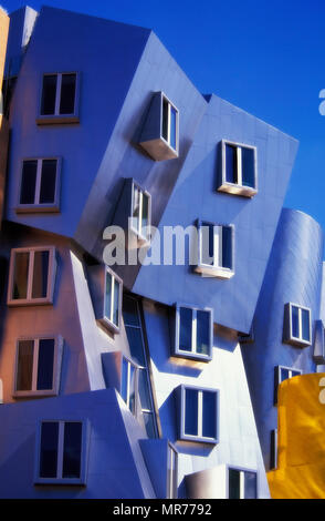 Stata Center, dekonstruktivistischen Architektur, Detail, die Kollision von architektonischen Formen, West Höhe auf Vassar Street, Cambridge, MA, USA Stockfoto