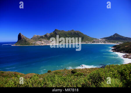 Blick von Chapman's Peak, Hout Bay Stockfoto