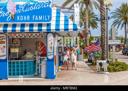 John's Pass Village and Boardwalk, Madeira Beach, Pinellas County, Florida, United States Stockfoto