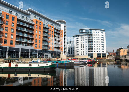 Leeds Dock formerley Clarence Station im Zentrum von Leeds. Stockfoto