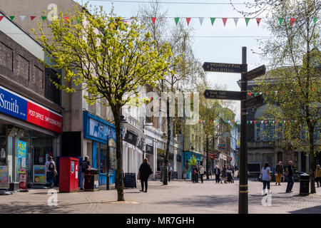 Nott Square Carmarthen Carmarthenshire Wales Stockfoto