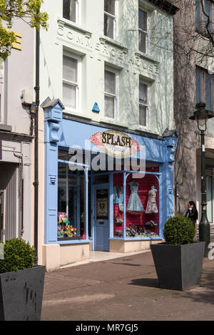 Splash Nott Square Carmarthen Carmarthenshire Wales Stockfoto