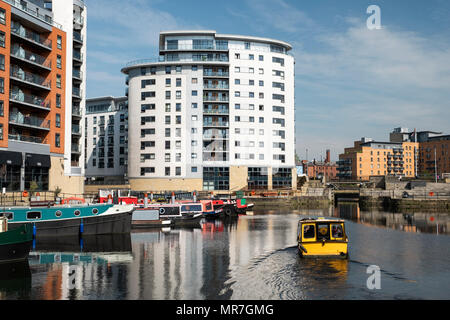 Leeds Dock formerley Clarence Station im Zentrum von Leeds. Stockfoto