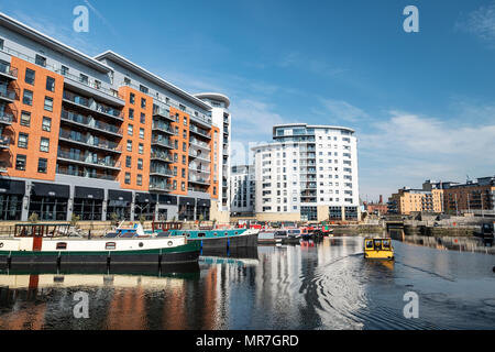 Leeds Dock formerley Clarence Station im Zentrum von Leeds. Stockfoto