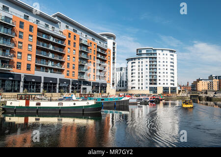 Leeds Dock formerley Clarence Station im Zentrum von Leeds. Stockfoto