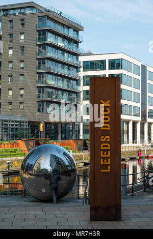 Leeds Dock formerley Clarence Station im Zentrum von Leeds. Stockfoto