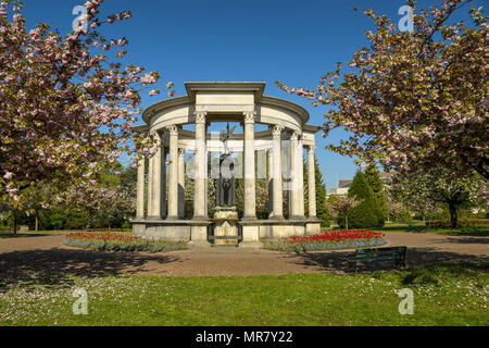 Die Welsh National War Memorial in Alexandra Gärten, cathays Park in Cardiff Civic Center. Stockfoto