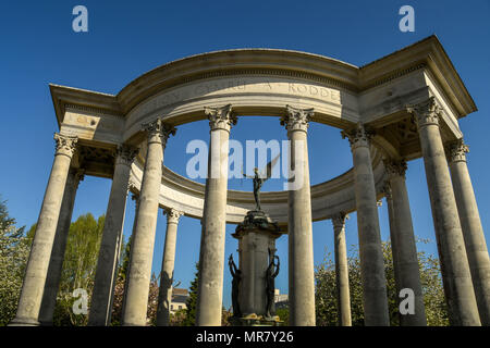 Die Welsh National War Memorial in Alexandra Gärten, cathays Park in Cardiff Civic Center. Stockfoto