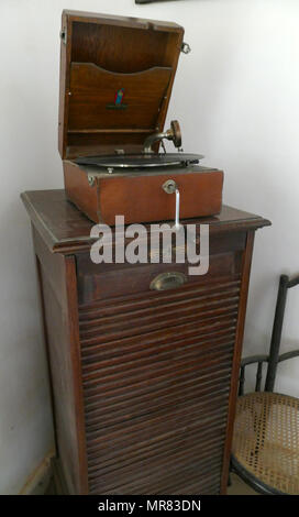 Gemälde mit dem Titel "Das Ende" der Darstellung Adolf Hitler im Bunker am Ende des Zweiten Weltkriegs. Stockfoto