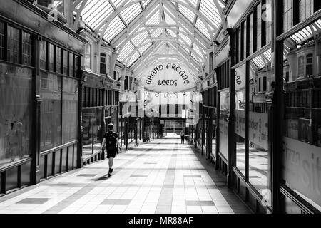 Die Grand Arcade, Leeds, Yorkshire, England, Großbritannien Stockfoto