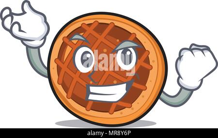 Erfolgreiche baket pie Charakter Cartoon Stock Vektor