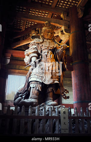 Komokuten im Todai-ji in Nara, Japan Stockfoto