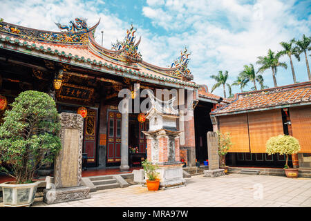 Dalongdong Baoan Tempel in Taipei, Taiwan Stockfoto