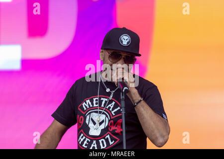 Clifford Joseph Preis, MBE, besser bekannt unter seinem Künstlernamen Goldie, ist ein englischer Musiker, DJ, bildende Künstler und Schauspieler von Walsall. Credit: Darron Mark/Alamy leben Nachrichten Stockfoto