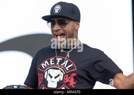 Clifford Joseph Preis, MBE, besser bekannt unter seinem Künstlernamen Goldie, ist ein englischer Musiker, DJ, bildende Künstler und Schauspieler von Walsall. Credit: Darron Mark/Alamy leben Nachrichten Stockfoto